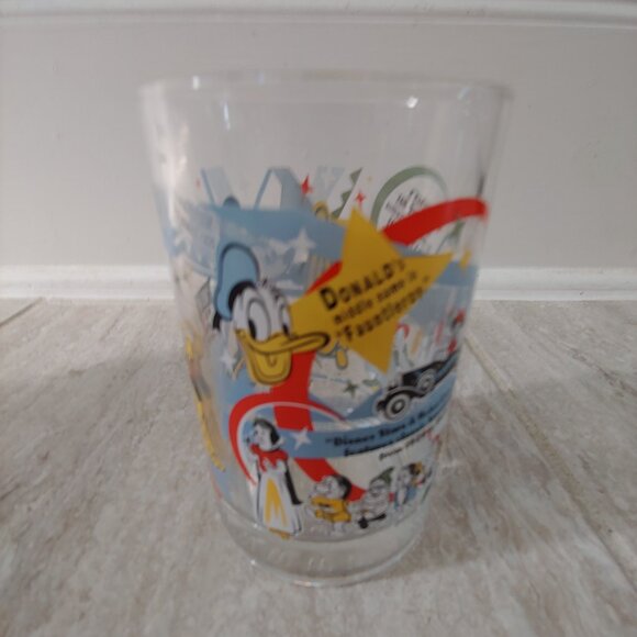 McDonalds Disney 100 Years of Magic Mickey Mouse Glass Tumbler - Picture 3 of 6